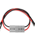Road Ready 2 Pack Battery Quick Connect Terminals With Snap Tight O Ring Seals And Beefy 8 Awg Cores handling 50 Amps, red and black wires.