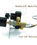 Fire Pit Burner Valve System Kit With Flame Failure Safety Valve And Push Button Igniter for LPG Propane Gas Control with fittings