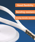 Heavy Duty PP Strapping Coil Kit 0.59 In Wide X 0.0315 In Thick, 330 Lb Break Strength, white poly strapping with iron buckle