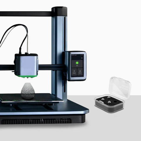 Built Tough Hardened Steel 3D Printer Nozzles 0.4mm Four Pack Precision Upgrades For AnkerMake M5 And M5C Fits Most Machines Delivers Top Shelf Performance And Seamless Extrusion For No Stress Printing Days