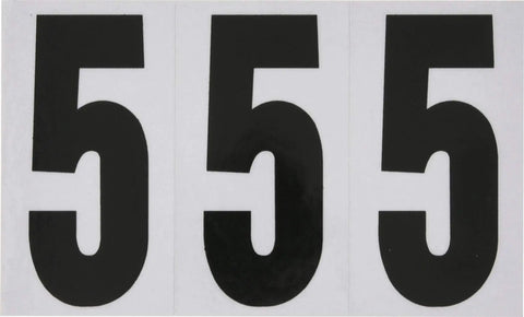 Reflective 3 Inch Mailbox Number Set With White And Silver Self Adhesive Digits Weather Resistant Outdoor Address Numbers