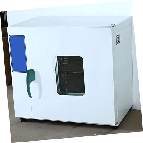 Upgrade Your Kitchen Gear With This Heavy Duty Commercial Oven Handle on an industrial dryer with a glass viewing panel.
