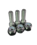 Beefed Up Joystick Rod End Repair Kit With Hardware For Front Loader Single Lever Controllers showing bolts and nuts close-up