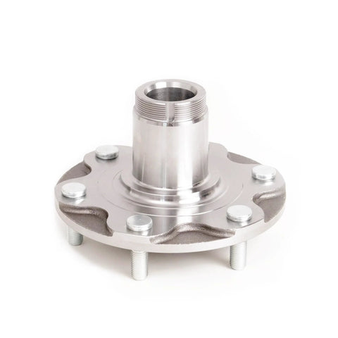 Front view of the Front Wheel Hub Bearing Kit For Toyota Tundra 2000 2006, Tacoma 1999 2004, 4Runner 1996 1998, Sequoia 2001 2007 2WD Only No ABS Not For 4X4 Replaces 710571 517011 Durable Front Hub Assembly For Smooth Steering And Quiet Ride