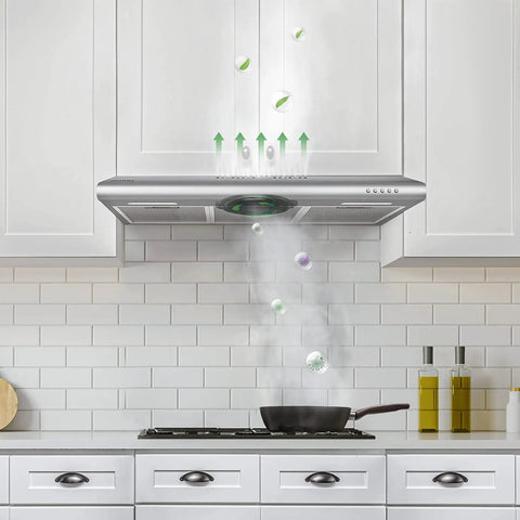 Charcoal Range Hood Replacement Filters Set For Ductless Ventilation Odor Busting And Smoke Elimination Easy Install