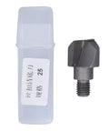 Heavy Duty Keenso Carbide Cleaning Bottom Router Bit 25mm M10 Thread Lock, shown with protective case for woodworking.