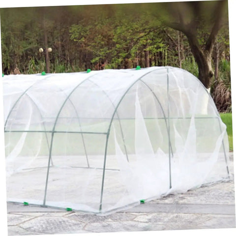 All In One Outdoor Flower Greenhouse Cover Kit With Sturdy Plastic Brackets Weatherproof Plant Shelter For Vegetables And Succulents Includes Shade Cloth And Insect Netting Transparent Design For Easy Viewing