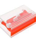 Three Piece Double Needle Threader For Hand Sewing And Machine Use Portable Plastic DIY Sewing Tool With User Friendly Design Easy Threading Ideal For On The Go Crafting And Quick Fixes At Home Or On The Road, clear plastic case