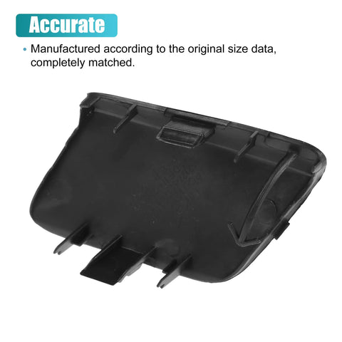 Front Right Bumper Tow Hook Cover for Toyota Prius C 2012 2014 Unpainted Black Eye Cap Replacement OE 52127 52941