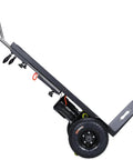 Electric Stair Climbing Hand Truck Featuring a Robust 1500W Motor and 880 Lbs Load Rating in sleek black design.