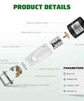 Heavy Duty Ceramic E12 Bulb Sockets Kickin Durability Straight Forward Wiring Hooks Up Easily To Led Or Halogen Lamps with detailed components.