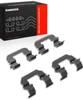 Heavy Duty Front Disc Brake Hardware Kit For Hyundai Elantra Son Of Kia Soul 2004 To 2013 P924 Super Sleek Parts That Make Your Ride Stop Like A Boss And Look Dope Under There. black steel brake hardware kit with four clips and springs