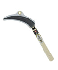 Kikudo Harvest Scythe Large with SK5 Blade and Yellow Poplar Handle for Vegetables and Grass Cutting, Yard Work