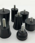 40 Pack Adjustable Rubber Feet Pads M6 M8 With Screws For Tables And Chairs, Leveling Feet For Furniture in various shapes