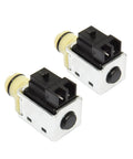 4L60E Shift Solenoid Valve A And B With Transmission Filter Gasket Kit For 1998 Up GM Trucks And SUVs Replaces OEM 10478112 10478120 10478131 24230298 24208465 24208576 24208813 Dope Upgrade, pair of transmission solenoids