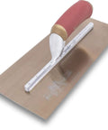 Permashape Finishing Trowel 13 X 5 Inch Golden Stainless Steel Blade With DuraSoft Handle for concrete EIFS and drywall projects