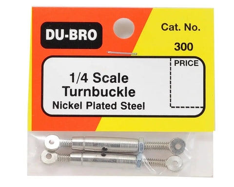 One Quarter Scale Turnbuckle Set Two Pack For RC Aircraft And Drones Premium Aluminum Linkage Adjusters For Precise Tension And Fine Tuning With Durable Hardware And Easy Installation For Hobbyists