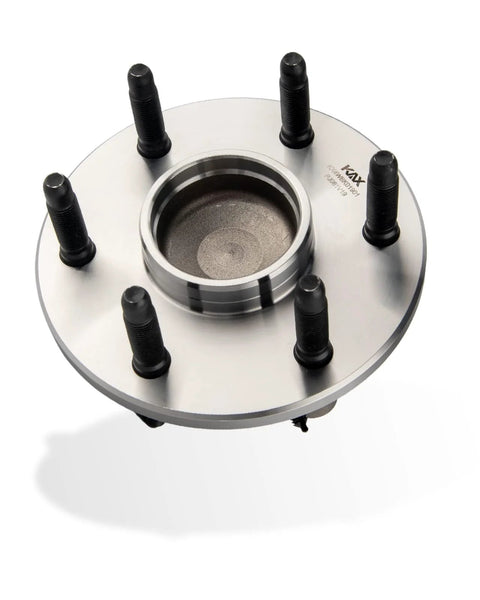 Front Wheel Bearing And Hub Assembly 515054 Fits 1999 To 2004 Silverado 1500, 2000 To 2006 Tahoe, 6 Lug With ABS, top view