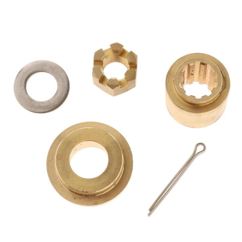 Propeller Hub Kit For Yamaha Outboard Engines 20HP 25HP 30HP With Nut Cotter Pin Thrust Washer And Spacers 10 Spline Compatibility