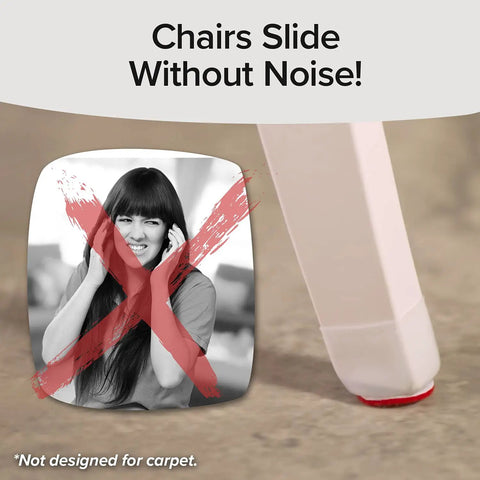 Ruby Sliders Chair Leg Covers for Furniture Protect Hardwood and Tile Floors from Scratches fits most leg sizes and shapes