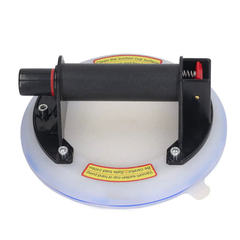 Heavy Duty Vacuum Suction Cup Lifter Tool For Glass Ceramic Tiles And Car Shells With Strong Grip Durable Abs Silicone Build, top view.
