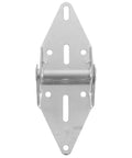 Close-up of a premium iron hinge from the Beefy Heavy Duty Garage Door Hinge Replacement Kit With Brackets For Exterior Doors Hinge Repair Set For Overhead Garage Doors Premium Iron Hinge With Precision Cast Brackets Easy Install And Strong Load Bearing Durable Construction.