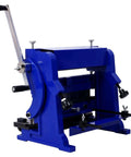 3 In 1 Sheet Metal Brake 12 Inch Blue Combination Machine For Bending Shearing And Rolling In The Workshop With Five Blade Options Including 1 In 2x2 In 3 In And 4 In And Durable HT200 Casting For Tough Metalwork