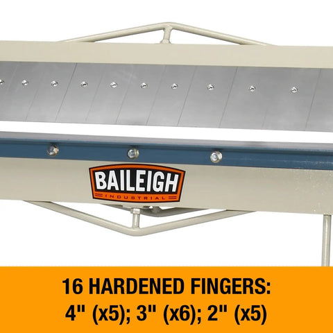 No Sweat 48 Inch Box And Pan Brake Powers Through 16 Gauge Mild Steel Like A Champ While Featuring Smooth Counterbalance And Precision Angle Stops For Hella Easy Sheet Metal Fabrication