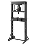 Beefy 20 Ton Hydraulic Shop Press With H Frame For Garage Floors Adjustable Plates And Built In Safety Valve Perfect For Metal Bending