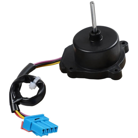 Condenser Refrigerator Fan Motor Replacement, DC12V 1A, Plug And Play, Workhorse Cooling Part, visible with wiring and connector.