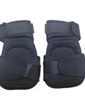 Two Piece Heavy Duty Knee Pads Featuring Thick Gel Cushion And Secure Non Slip Straps Engineered For Flooring Construction And Gardening Delivers Built To Hustle Comfort In Vibrant Orange, viewed from the front.