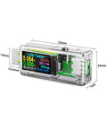 USB 3.0 Power Meter Tester With IPS Color Display Digital Multimeter Style Voltmeter And Current Monitor DC 5.1A 30V 150W Range