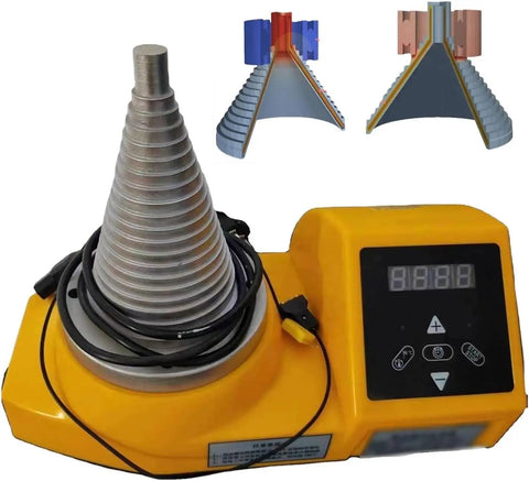 Top Shelf Shop Grade 220V Cone Style Bearing Heater With Real Time Temp Control 2kW Induction Tool, compact design for heating 20 to 120mm diameter bearings.