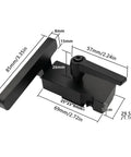 45 Type T Slot Miter Track Aluminum Miter Stop For Table Sawing Lightweight Woodworking Tool With Precise Millimeter Positioning