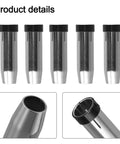 5 Pack Gas Nozzle Replacement Parts For MIG Welding Torch High Temp Resistant Conical Nozzle Silver Metal Tip