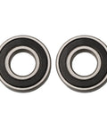 Thin Section 10x22x6mm Sealed Deep Groove Ball Bearing Set For Cycling Hub Front Replacement Parts Lightweight Stainless Steel Bearings For Bike Repair Kits 6900-2RS Style Fit Durable And Easy to Install, two bearings