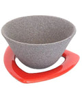 Japanese Ceramic Coffee Filter With Reusable Blue Dripper Stand And Eco Friendly Micropore Design For A Smooth Next Level Pour Over Brew That Truly Hits Different in three color variations on stands.