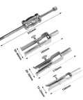 Universal Bushing Needle Bearing Remover With Slide Hammer For 15 To 40mm Stroke Pulls Oils Seals Fast And Locks Securely Without Popping Open Portable Handle Makes Any Repair Shop Job A Breeze, 335mm tool set