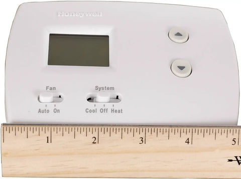 Non Programmable Digital Thermostat With Backlit Display Two H 1 C Pro 3000 Model TH3210D1004 US Made For Precise No Frills Home Comfort Easy Setup Shows Current And Set Temperatures At A Glance