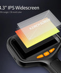 4.3 inch screen detail of 1080P HD Endoscope Camera With Light, 4.3 Inch Built-In Screen, Semi-Rigid Cable, IP67 Waterproof Borescope