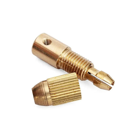 Brass drill chuck parts for Mini Handheld Micro Drill Kit With Aluminum Body 0.7 To 1.2mm Bits 15 Piece Bit Set 2A Power Supply Included