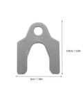 144 Piece Heavy Duty Automotive Panel Alignment Shims Kit With High Strength Steel Slotted Washers For Cars, SUVs, And Trucks, Perfect Door Hinge, Bumper Bracket, And Gap Panel Fit, 1/16in shim