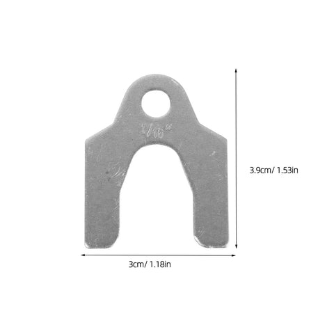 144 Piece Heavy Duty Automotive Panel Alignment Shims Kit With High Strength Steel Slotted Washers For Cars, SUVs, And Trucks, Perfect Door Hinge, Bumper Bracket, And Gap Panel Fit, 1/16in shim