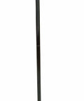 Heavy Duty Manual Rotary Floor Sweeper Featuring Dual Nylon Brush Rolls Seven Point Five Inch Path And Twin Catch Pans with black handle