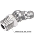 Stainless Steel 45 Degree Grease Fittings 1/8-28 Inch Hydraulic Grease Fitting Accessories Set Of 5 Built To Last