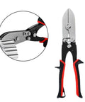 5 Blade Sheet Metal Crimper For Stove Pipe And HVAC Venting Hand Crimper Tool Built Tough, 26.5 Cm Long, 24 To 28 Gauge Metal