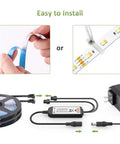Setup for 79 Ft Tunable White LED Strip Light Kit With 2688 LEDs Dimmable 3000K To 6500K 24V Flexible Tape