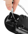 Straight Up Universal Recliner Release Cable Replacement With Heavy Duty Aluminum Spring Pull Handle for easy install.