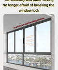 Product demo showing Adhesive Cabinet Handles Self Stick Drawer Pulls Black Zinc Alloy No Drill Required For Kitchen Cabinets Drawers Refrigerators Windows And Sliding Doors 8.25 Inch Length Anti Fingerprint Coating Resists Smudges And Water Stains on a sliding window