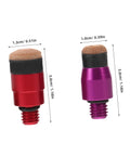 Small Dent Remover Hammer Tips M8 Metal Kit Four Pieces For Vehicle Repair With Quick Tip Replacement Durable Auto Body Tools Set For Cars Trucks And SUVs Portable Hail Damage Repair Kit Easy Dent Removal, red and purple tips with dimensions